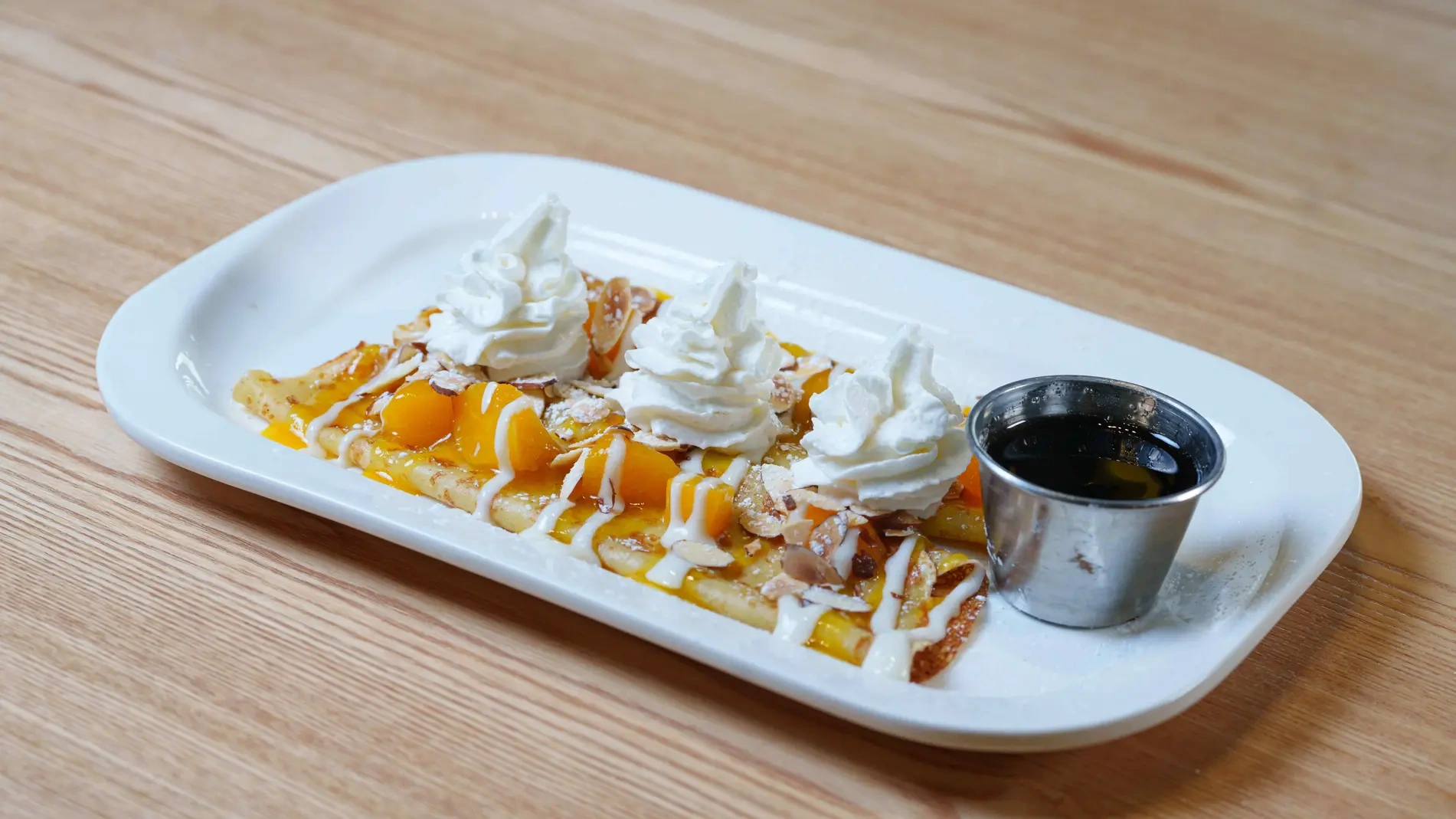 Peach Crepes