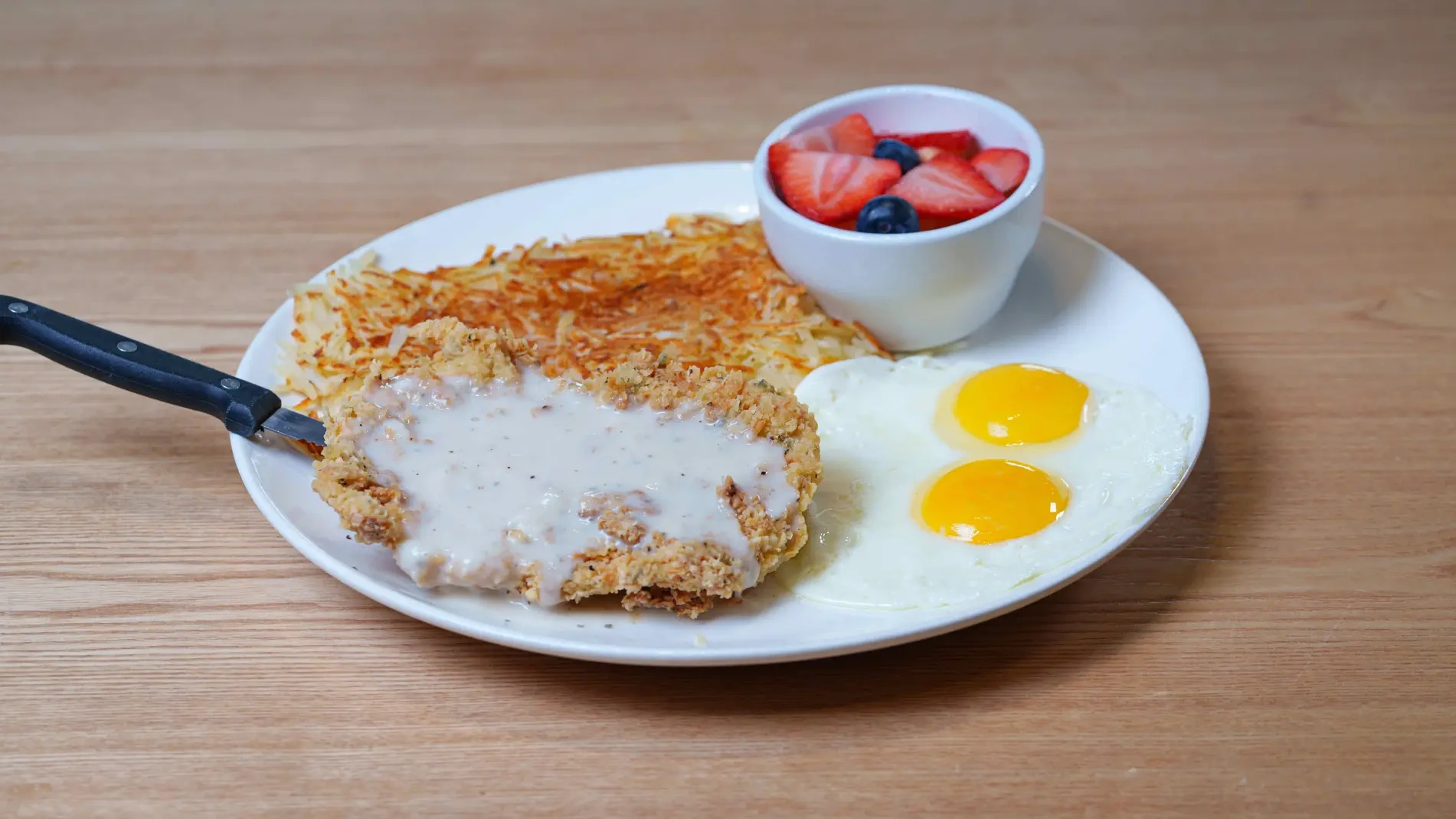Chicken Fried Steak & Egg