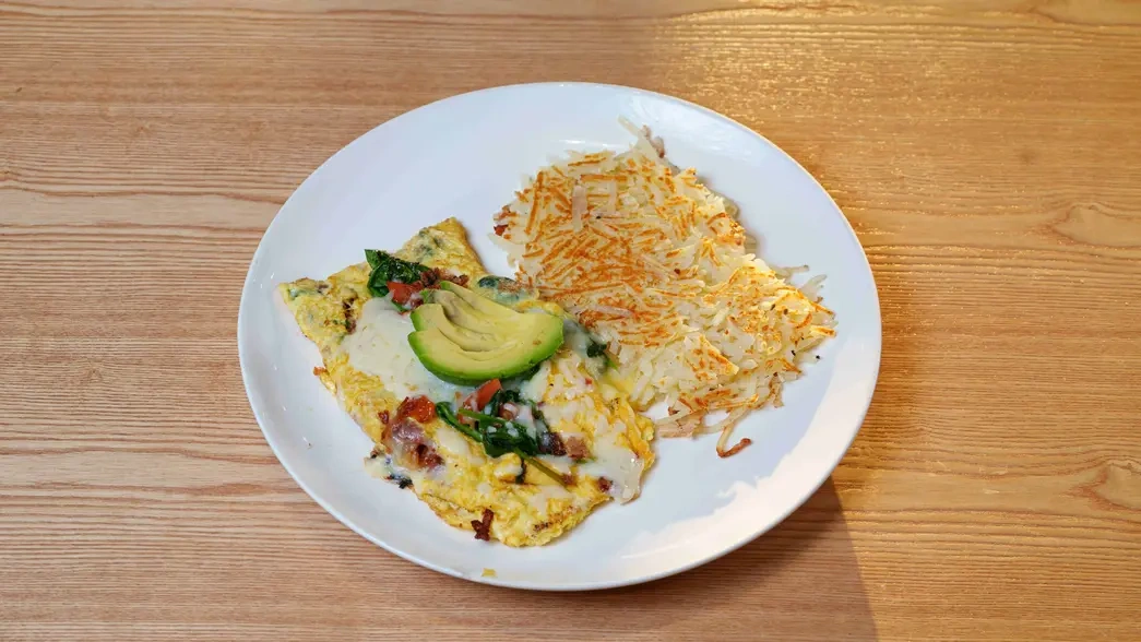 Avocado Bacon Omelet