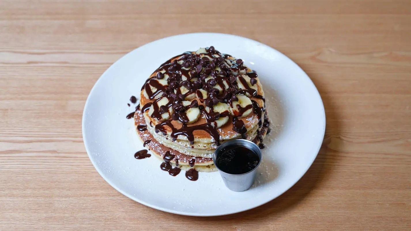 Chocolate Chip & Banana Pancakes