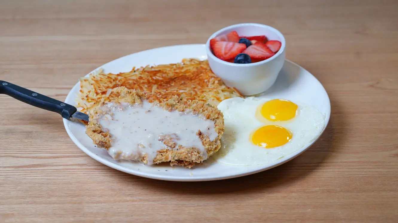 Chicken Fried Steak & Egg